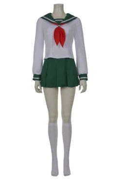 InuYasha Kagome Higurashi Femme Cosplay Costume Uniform Halloween Carnival -Newcossky 063fd74166637b2a061843b04248e45c