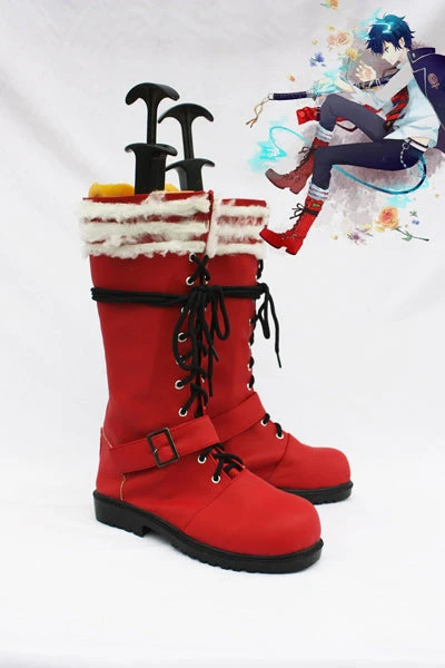 Blue Exorcist Ao No Exorcist Okumura Rin Cosplay Chaussures