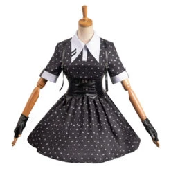 Adulte Wednesday Addams Lolita Robe Design Original Carnaval -Newcossky 11001722 1