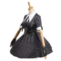 Adulte Wednesday Addams Lolita Robe Design Original Carnaval -Newcossky 11001722 2