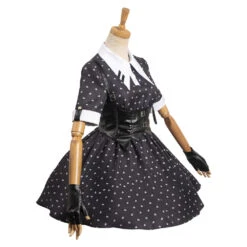 Adulte Wednesday Addams Lolita Robe Design Original Carnaval -Newcossky 11001722 4