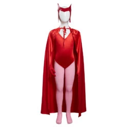 WandaVision Scarlet Witch Wanda Enfant Cosplay Costume -Newcossky 11001976 1