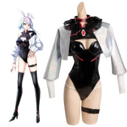 Cyberpunk Edgerunners Lucy Bunny Girl Combinaison Design Original Cosplay Costume -Cossky