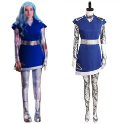 Adulte Zombies 3 Addison Alien Cosplay Costume Carnival Halloween