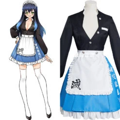Demon Slayer Kimetsu No Yaiba Hashibira Inosuke Maid Costume Cosplay Design Original - Cossky