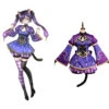 Genshin Impact X Alice In Wonderland Mona Chat De Cheshire Robe Design Original Cosplay Costume -Cossky -Newcossky 11006152 cosplaystyle2014