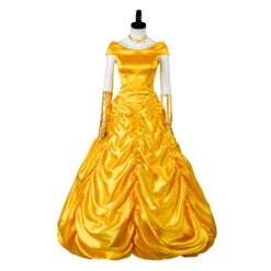 2017 La Belle Et La Bete Robe De Bal Cosplay Costume