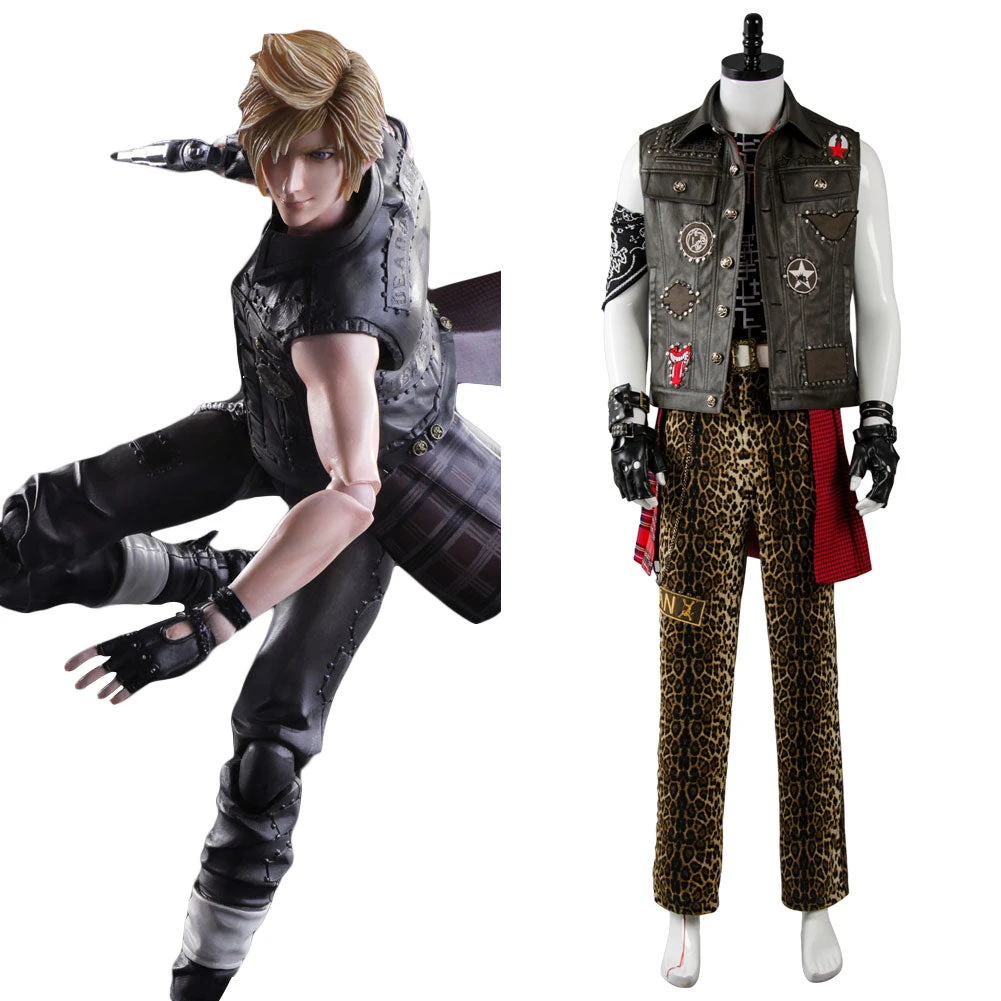 Final Fantasy XV FF15 Prompto Argentum Cosplay Costume 3 Final Fantasy XV FF15 Prompto Argentum Cosplay Costume