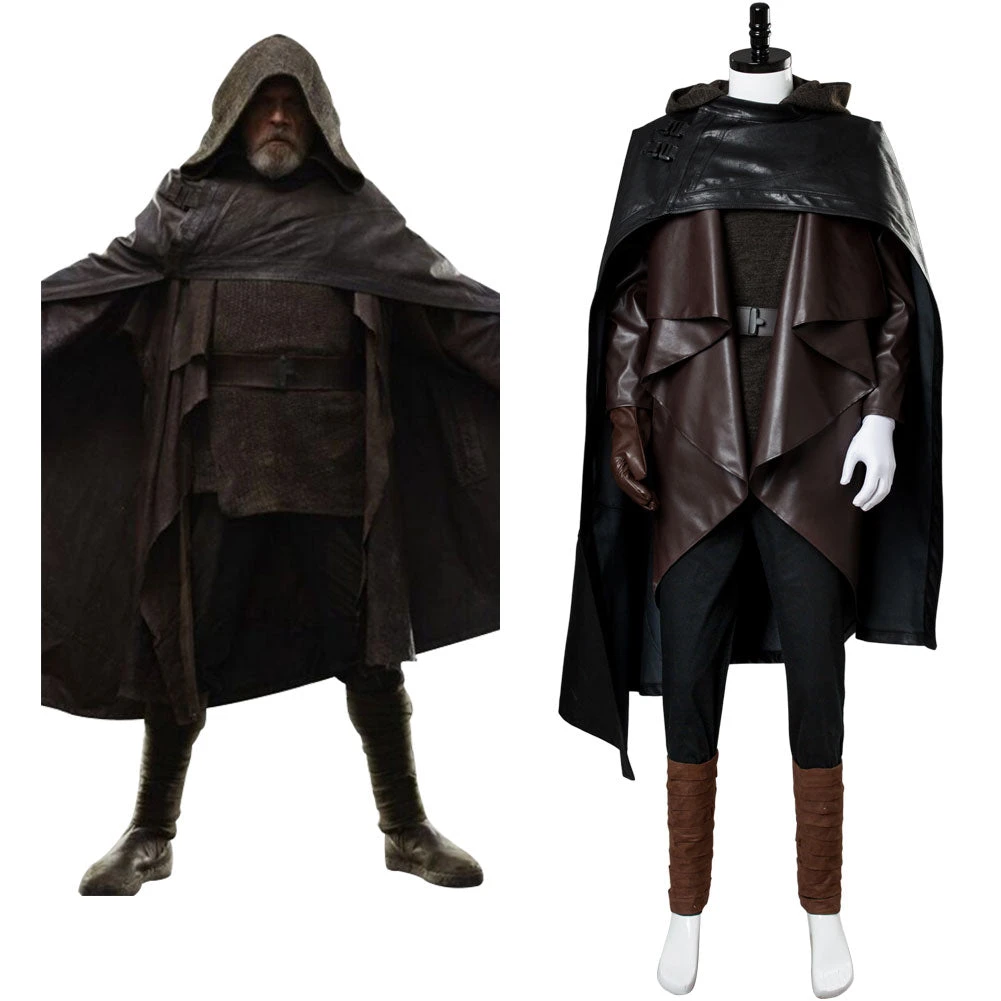 Star Wars 8 Les Derniers Jedi Luke Skywalker Cosplay Costume 3 Star Wars 8 Les Derniers Jedi Luke Skywalker Cosplay Costume