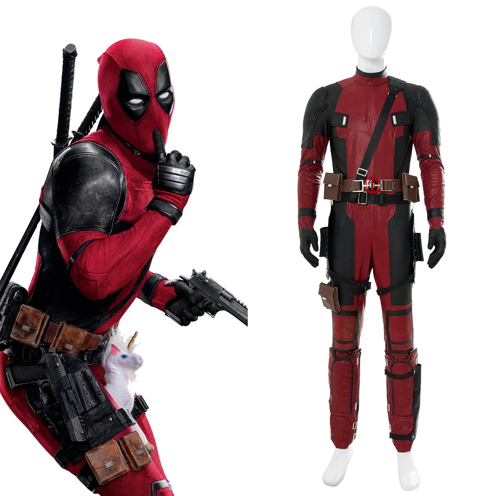 Deadpool 2 Wade Winston Wilson Combinaison Cosplay Costume Ver2.0 3 Deadpool 2 Wade Winston Wilson Combinaison Cosplay Costume Ver2.0
