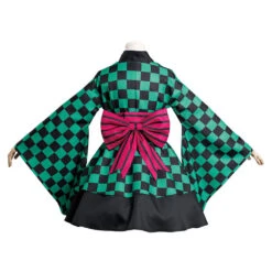 Demon Slayer Kimetsu No Yaiba Kamado Tanjirou Lolita Robe Cosplay Costume -Newcossky 11007525 3