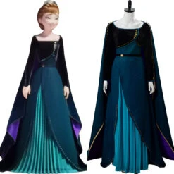 La Reine Des Neiges 2 Frozen 2 Anna Corronnement Robe Cosplay Costume