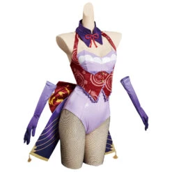 Genshin Impact Beelzebul Baal Raiden Shogun Bunny Girl Cosplay Costume Design Original- Cossky -Newcossky 11008200 4