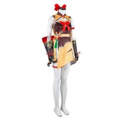 Genshin Impact Xiangling Cosplay Costume -Newcossky 11008573 4