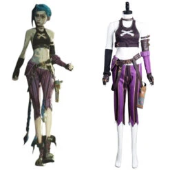 League Of Legends Arcane LoL Jinx Cosplay Costume