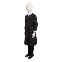 TV Enfant Wednesday Addams Robe Cosplay Costume Halloween Carnival -Newcossky 11009818 2