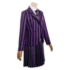Enfant Wednesday Addams Enid Violet Uniforme Scolaire Cosplay Costume Carnaval -Newcossky 12002150 4