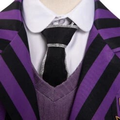 Enfant Wednesday Addams Enid Violet Uniforme Scolaire Cosplay Costume Carnaval -Newcossky 12002150 5