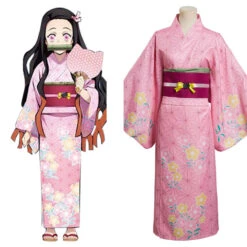 Demon Slayer Kimetsu No Yaiba Kamado Nezuko Kimono Du Festival D'été Costume