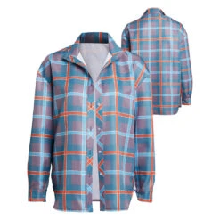 Stranger Things 4 Chemise à Carreaux Cosplay Costume