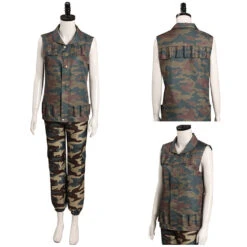 Stranger Things 4 Robin Buckley Femme Camouflage Cosplay Costume -Newcossky 12003158 costumebuy2009