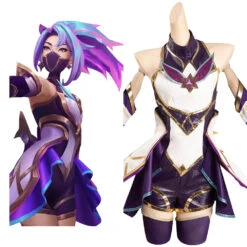 League Of Legends Akali Star Guardian Robe Cosplay Costume