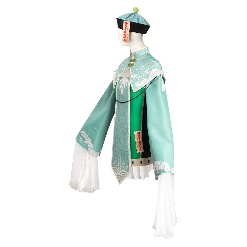 My Hero Academia Asui Tsuyu Zombie Design Original Cosplay Costume Zombie Chapeau Robe Halloween Carnival 6 My Hero Academia Asui Tsuyu Zombie Design Original Cosplay Costume Zombie Chapeau Robe Halloween Carnival – Image 4