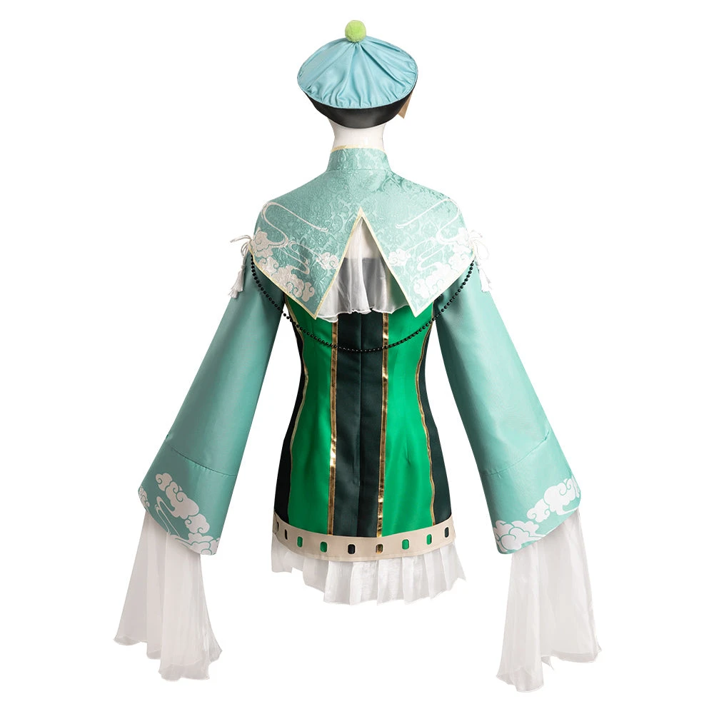 My Hero Academia Asui Tsuyu Zombie Design Original Cosplay Costume Zombie Chapeau Robe Halloween Carnival 4 My Hero Academia Asui Tsuyu Zombie Design Original Cosplay Costume Zombie Chapeau Robe Halloween Carnival – Image 2