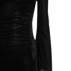 2022 TV Adulte Wednesday Addams Morticia Addams Cosplay Costume Robe Halloween Carnival -Newcossky 12003247 5