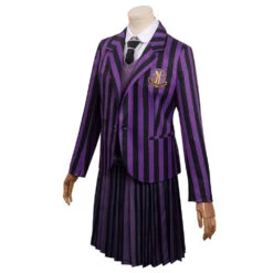 Adulte Femme Wednesday Addams Enid Violet School Uniform Cosplay Costume -Newcossky 12003251 2