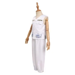 Enfant Japonais Bosozoku Kimono Pantalon Gilet Blanc Cosplay Costume Halloween Carnival -Newcossky 12003278 2