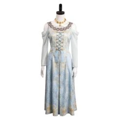 TV House Of The Dragon Rhaenyra Targaryen Robe Bleu Cosplay Costume -Newcossky 12003289 1