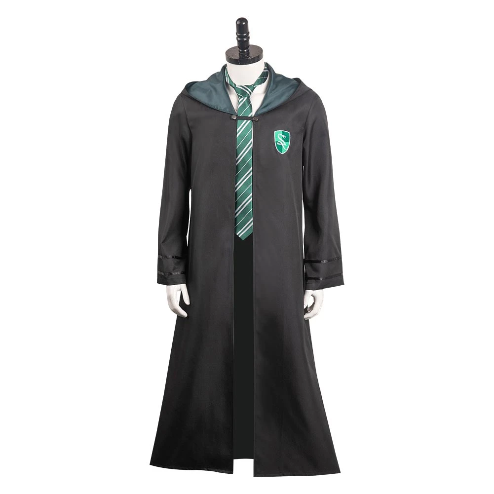 Adulte Hogwarts Legacy Slytherin Uniformes Scolaires Cosplay Costume Carnaval 4 Adulte Hogwarts Legacy Slytherin Uniformes Scolaires Cosplay Costume Carnaval – Image 2