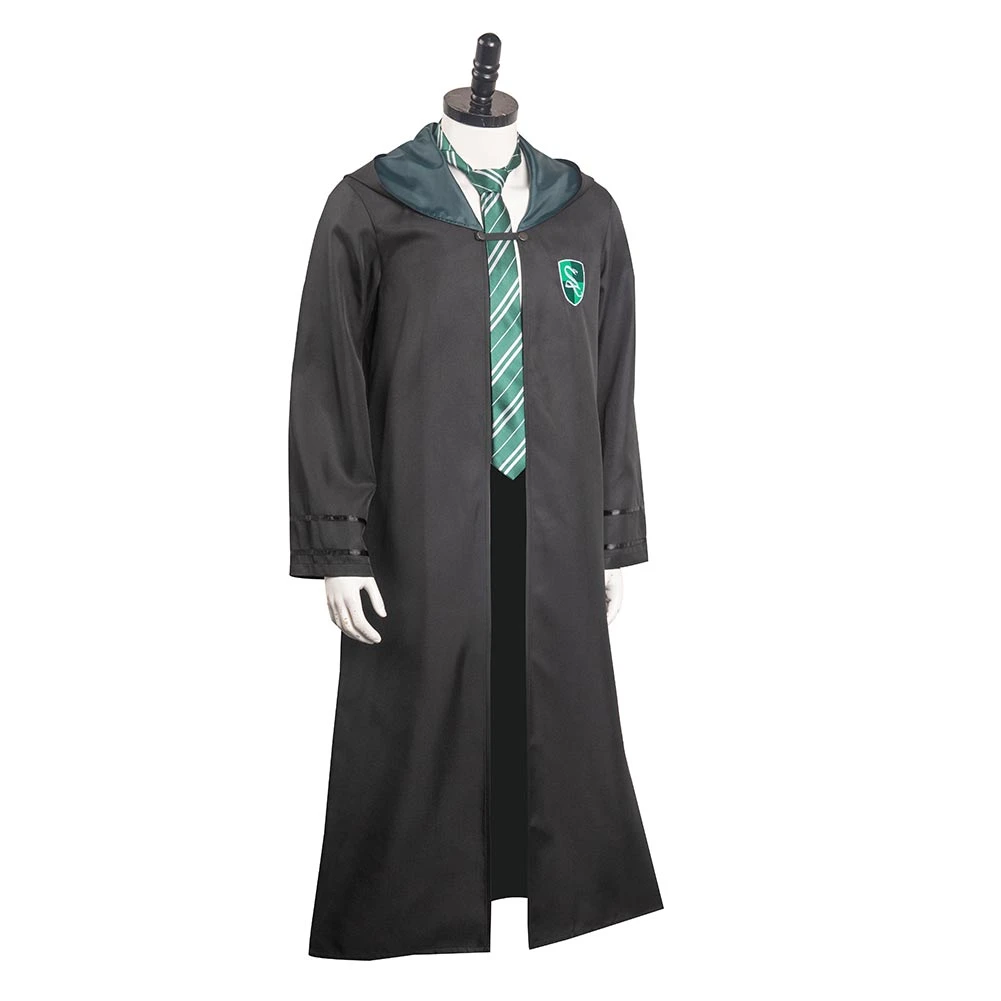 Adulte Hogwarts Legacy Slytherin Uniformes Scolaires Cosplay Costume Carnaval 7 Adulte Hogwarts Legacy Slytherin Uniformes Scolaires Cosplay Costume Carnaval – Image 5