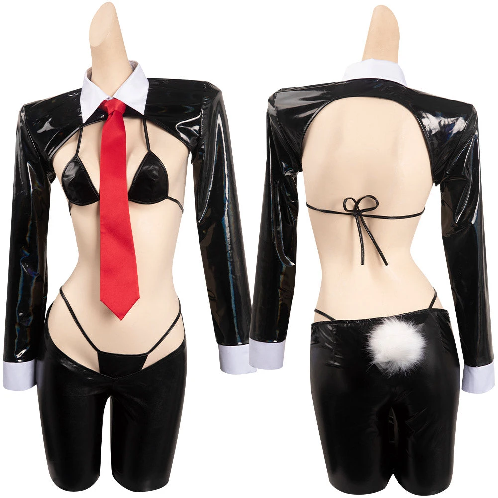 Seishun Buta Yaro Sakurajima Mai Bunny Girl Cosplay Costume 3 Seishun Buta Yaro Sakurajima Mai Bunny Girl Cosplay Costume