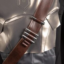 The Mandalorian 3 Din Djarin Noir Ensemble Cosplay Costume Carnaval -Newcossky 12003361 5
