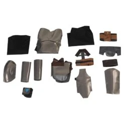 The Mandalorian 3 Din Djarin Noir Ensemble Cosplay Costume Carnaval -Newcossky 12003361 9