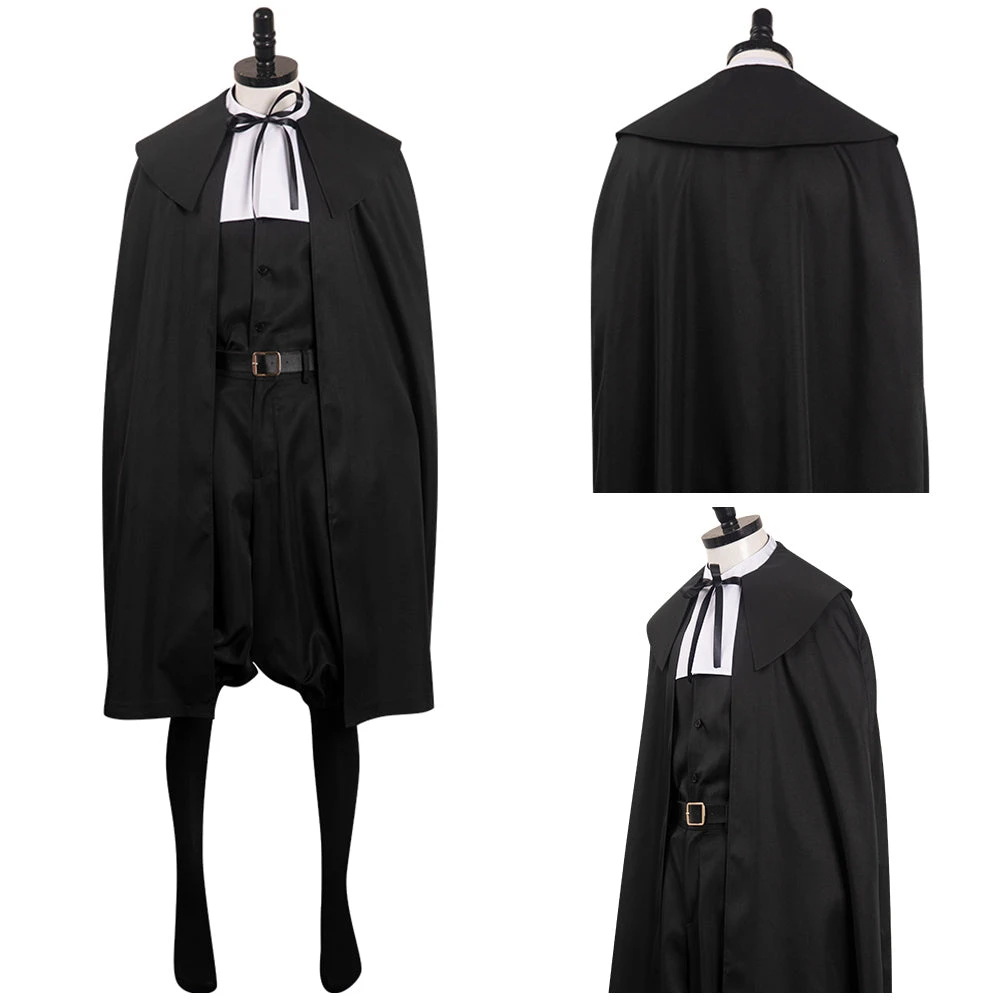 Adulte Wednesday Addams Wednesday Josepf Crackstone Ensemble Cosplay Costume 5 Adulte Wednesday Addams Wednesday Josepf Crackstone Ensemble Cosplay Costume – Image 3
