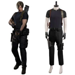 Adulte Resident Evil 4 Remake Leon S.Kennedy Homme Cosplay Costume