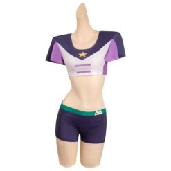Luz à Osville The Owl House Luz Noceda Violet Maillot De Bain Cosplay Costume -Newcossky 12003464 1
