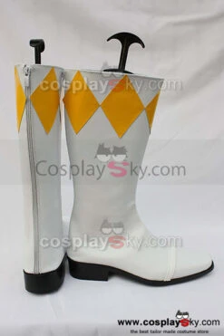 Power Rangers: Mighty Morphin Tigre Cosplay Chaussures -Newcossky 1294 yellow rangers 5