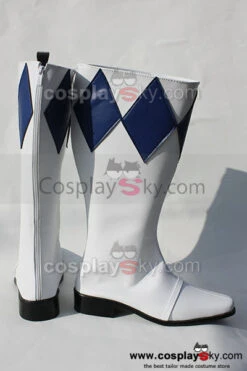 Power Rangers: Mighty Morphin Dan Tricera Cosplay Chaussures -Newcossky 1408 blue rangers 1