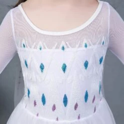 La Reine Des Neiges Frozen 2 Elsa Robe Blanche Pour Enfant Cosplay Costume -Newcossky 14854505022 898390851