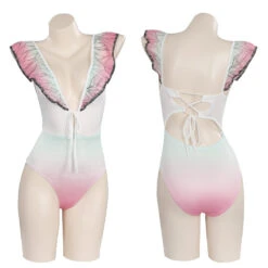 Demon Slayer Les Rôdeurs De La Nuit Kimetsu No Yaiba Kochou Shinobu Cosplay Maillot De Bain