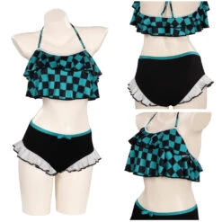 Demon Slayer Les Rôdeurs De La Nuit Kimetsu No Yaiba Tanjiro Kamado Cosplay Maillot De Bain -Newcossky 15001564 costumebuy2009