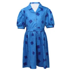 Film Matilda Enfant Robe Bleu Cosplay Costume Carnaval -Newcossky 15001683 1