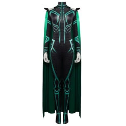 Film Thor: Ragnarok Hela Femme Vert Uniform Combinaison Cosplay Costume -Newcossky 15001694 1
