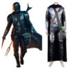 Adulte The Mandalorian 3 Combinaison Cape Sac Cosplay Costume Carnaval