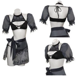 NieR:Automata YoRHa No.2 Sexy Maillot De Bain Bikini Carnaval -Newcossky 15002129 costumebuy2009