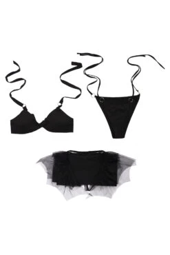 Wednesday Addams Wednesday Maillot De Bain Cosplay Costume Carnaval -Newcossky 15002131 12